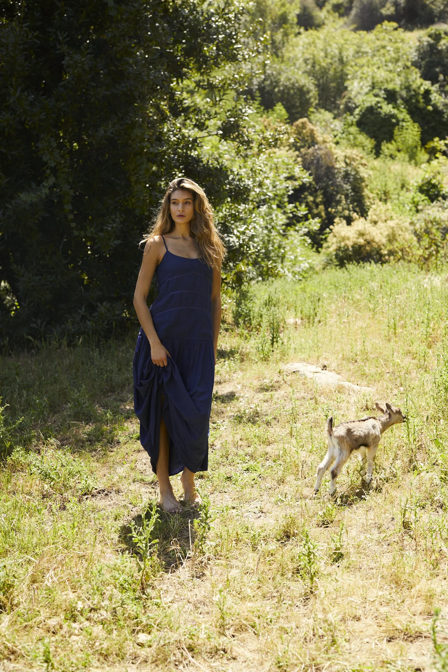 Amanda Dress - Navy — Praerie